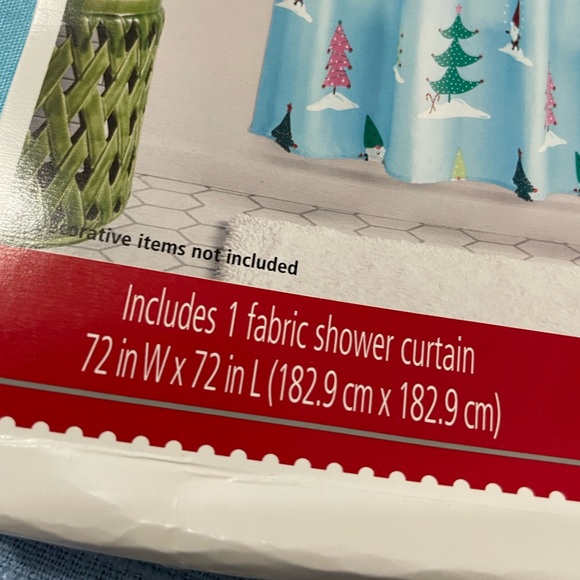 Gnomes & trees shower curtain - Picture 7 of 7